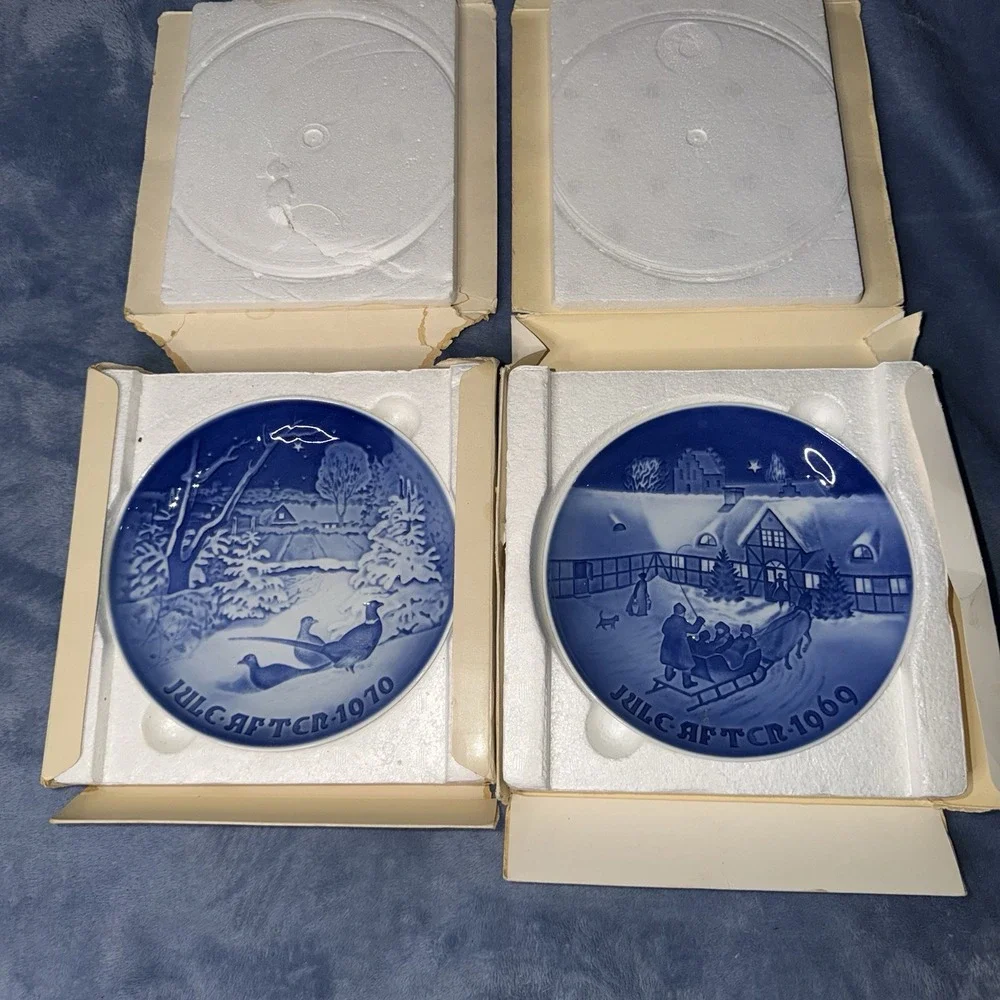 bing‎ grondahl christmas plates Lot Of 2